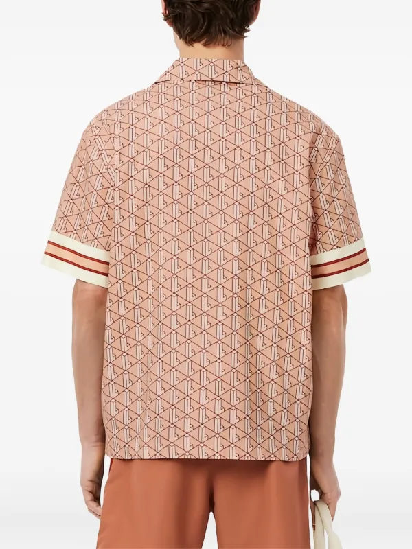 LACOSTE モノグラム Lacoste モノグラム シャツ | ニュートラル | FARFETCH JP