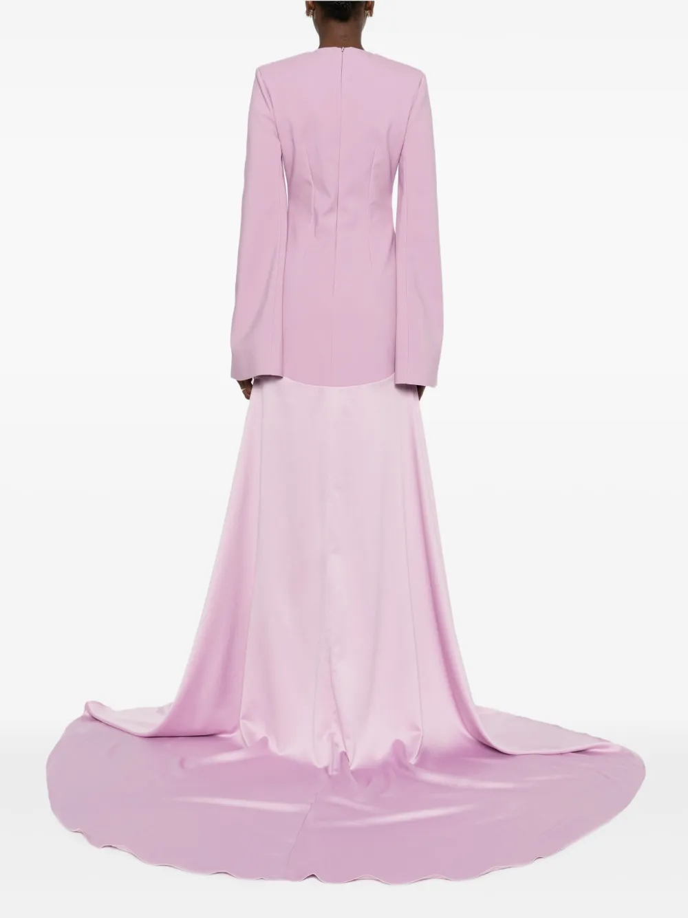 Solace London Claudine maxi-jurk Roze