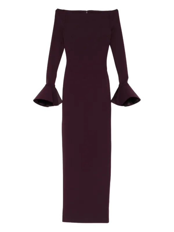 Solace London Anica Maxi Dress in Purple