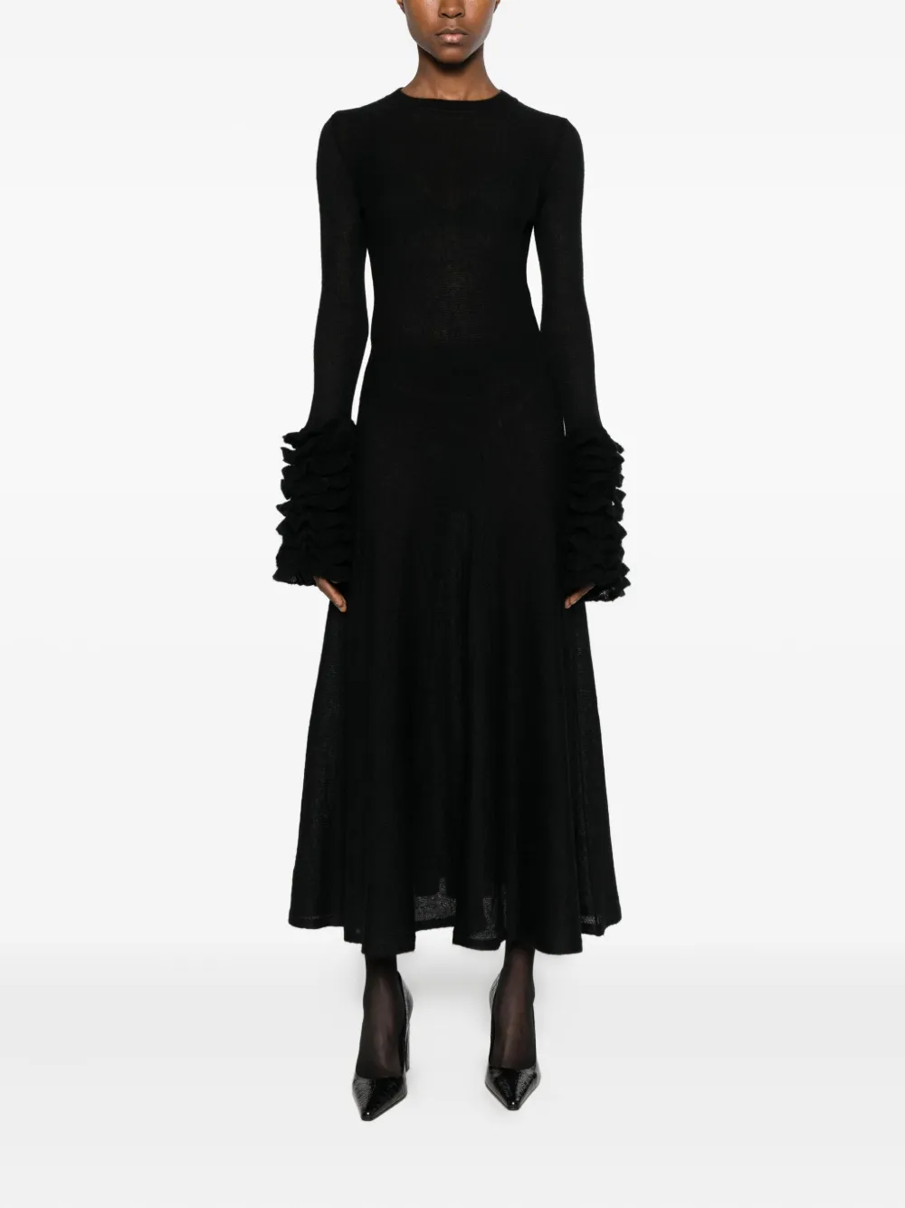 Alaïa ruffled midi dress | Cocktail & Party Dresses | Image 2