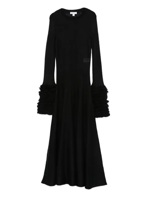 Alaïa Midikleid mit Rüschen