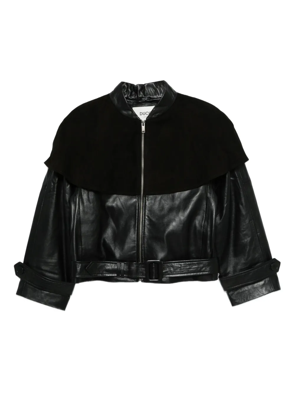 ducie Rose leather jacket | Black | Image 1