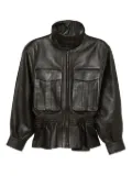ducie Hazel leather jacket - Brown