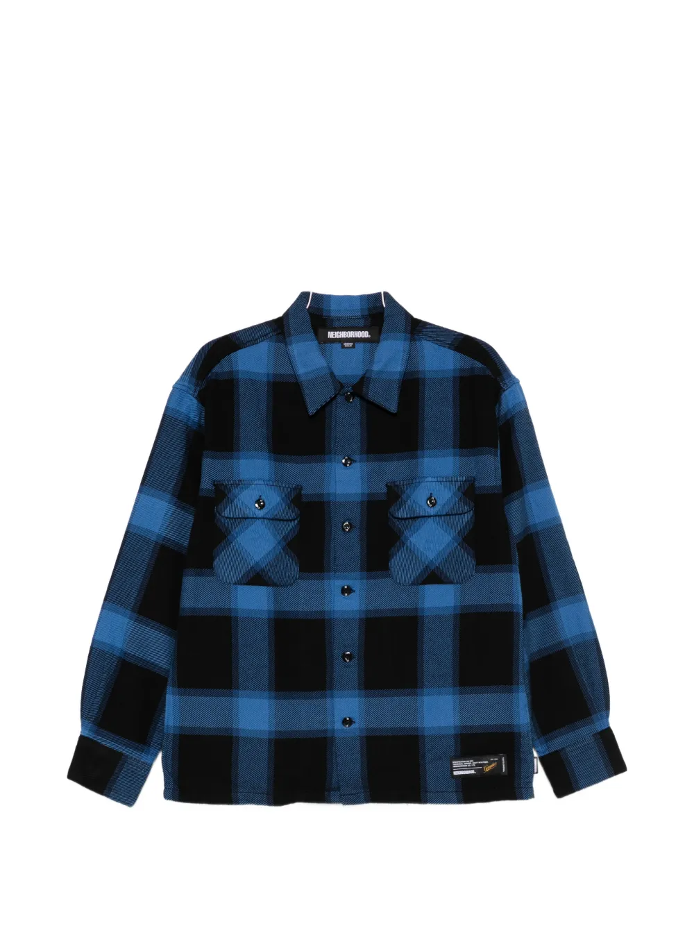 Neighborhood buffalo check shirt - Nero