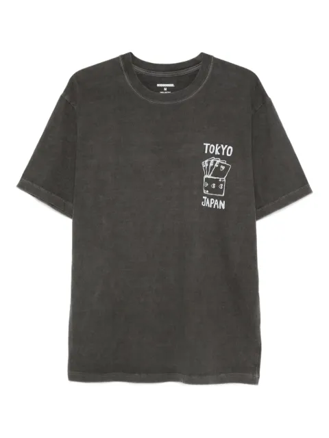 Neighborhood playera con estampado gráfico y cuello redondo