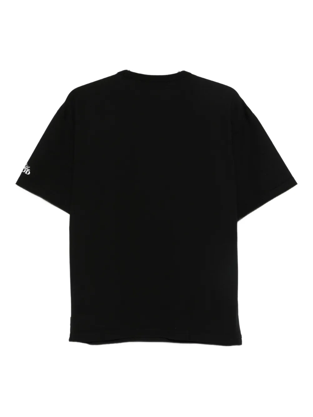 Neighborhood T-shirt met logopatch - Zwart