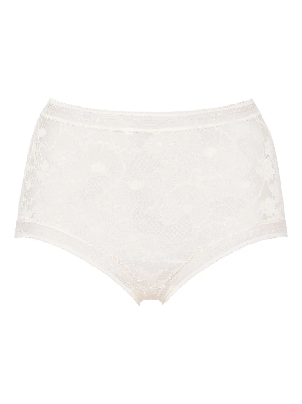 ERES Acacia high waist slip met bloemenkant Wit