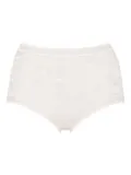 ERES Acacia floral-lace high-waisted briefs - White