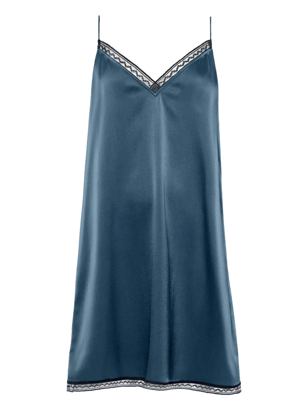 ERES Bucolique lace-trim silk nightdress | Blue | Image 1