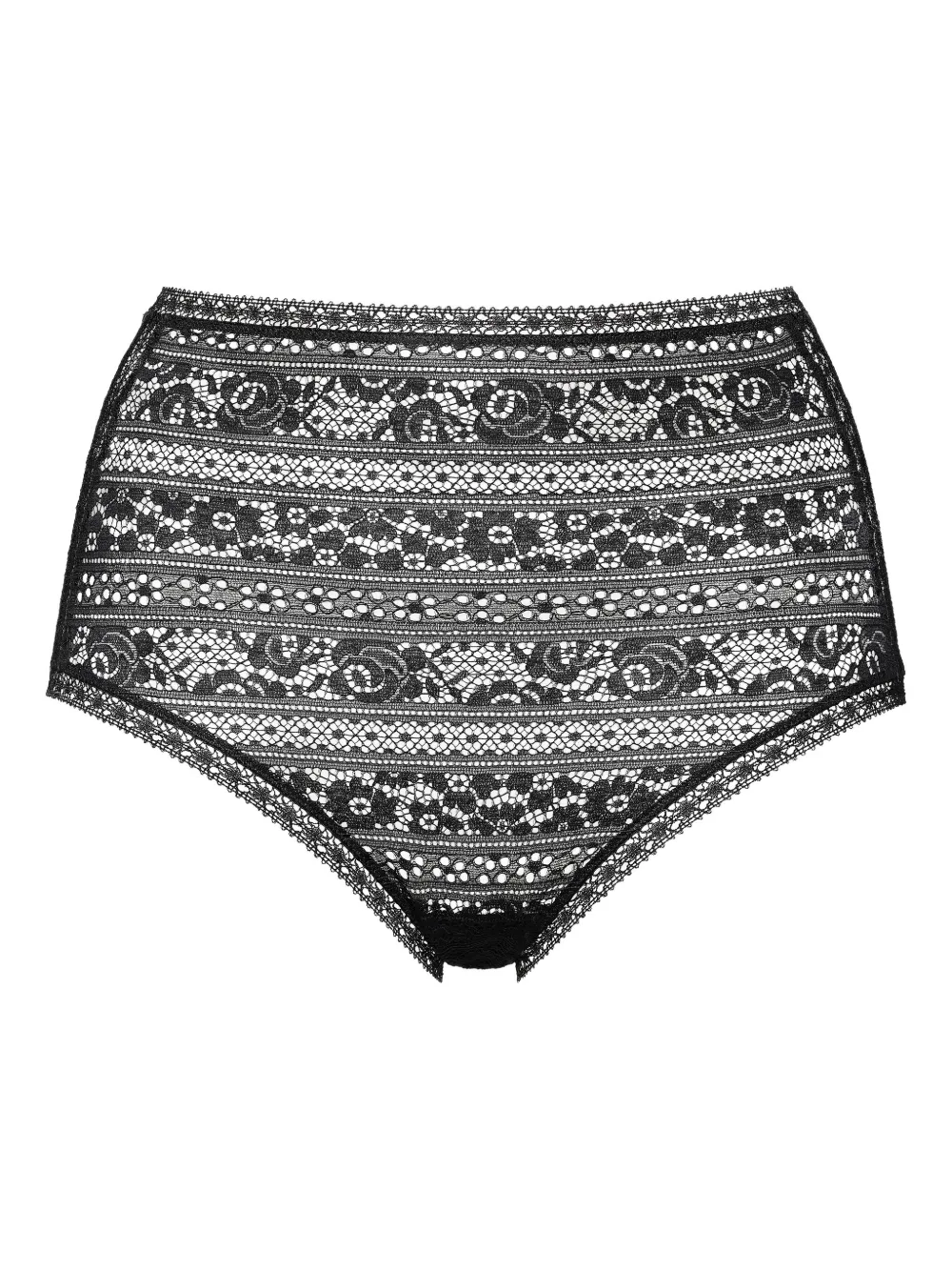 ERES Voilette high-waisted lace briefs | Black | Image 1