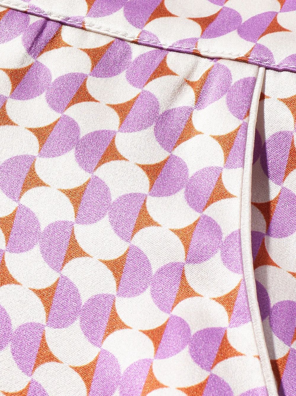 Eres Clip Geometric-print Silk Pyjama Trousers In Pink