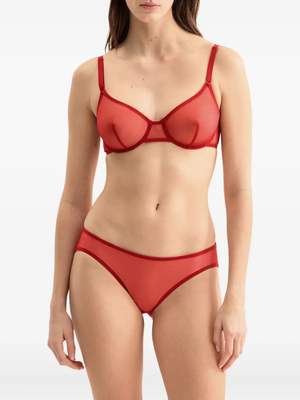 ERES Bambin Tonique doorzichtige slip - Rood
