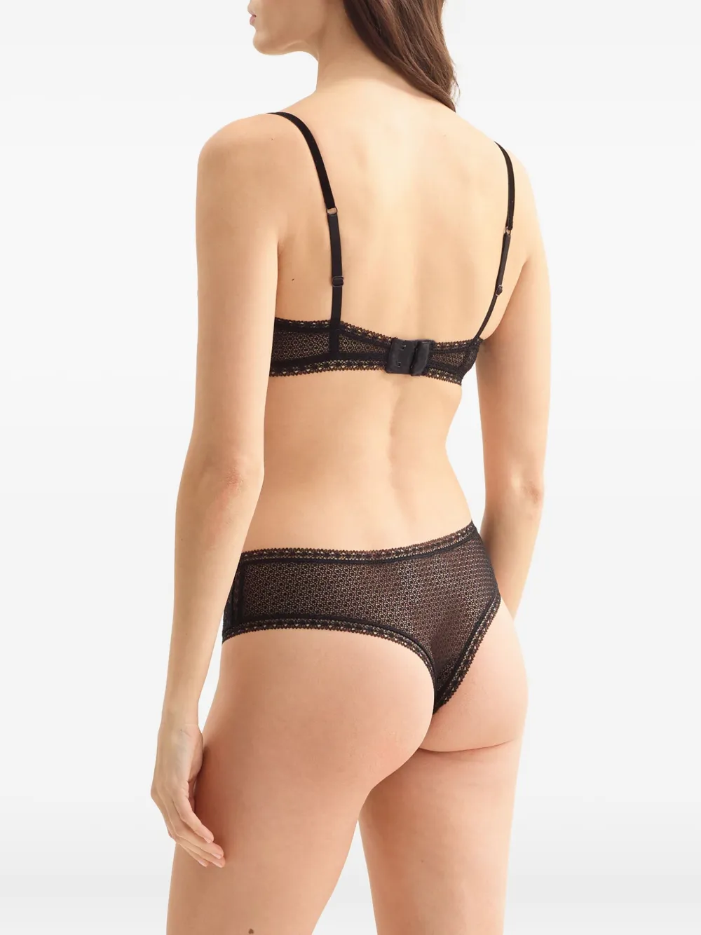 ERES Envolée string met kanten afwerking Zwart