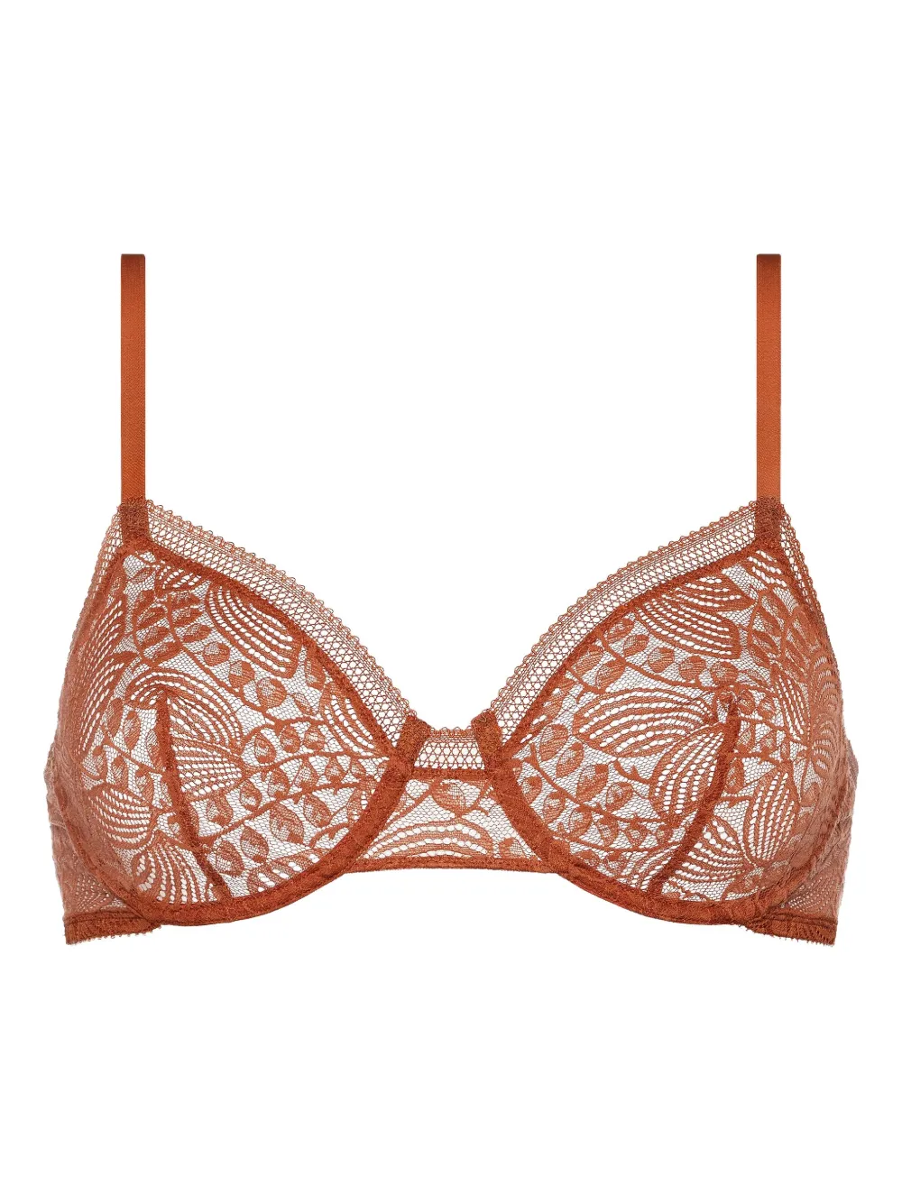 ERES Reggiseno Cerise full-cup in pizzo - Marrone