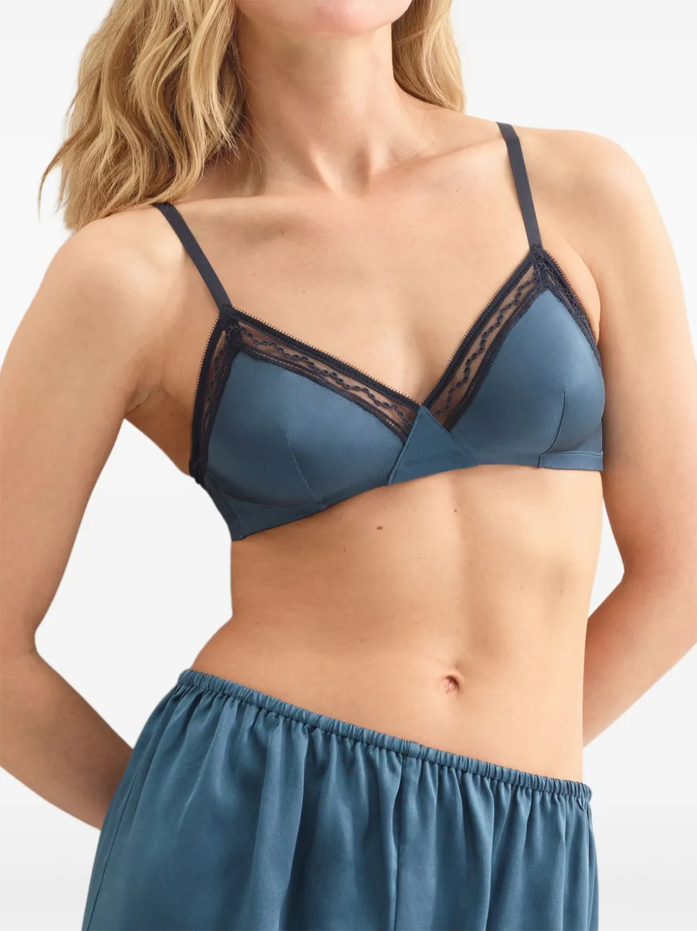 ERES Destin triangel bh zonder beugel Blauw