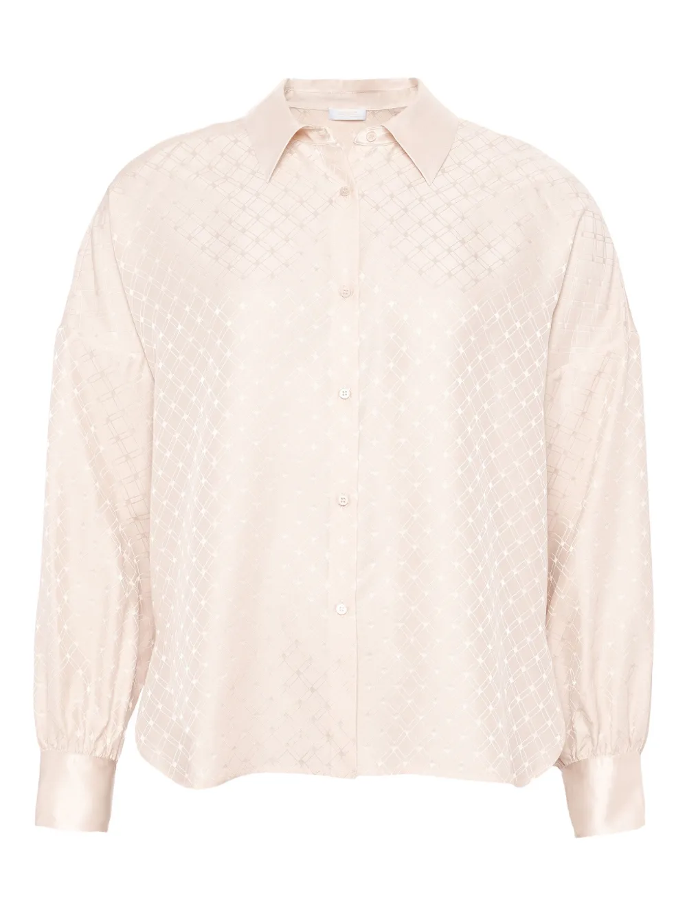 ERES embossed-pattern shirt | Pink | Image 1