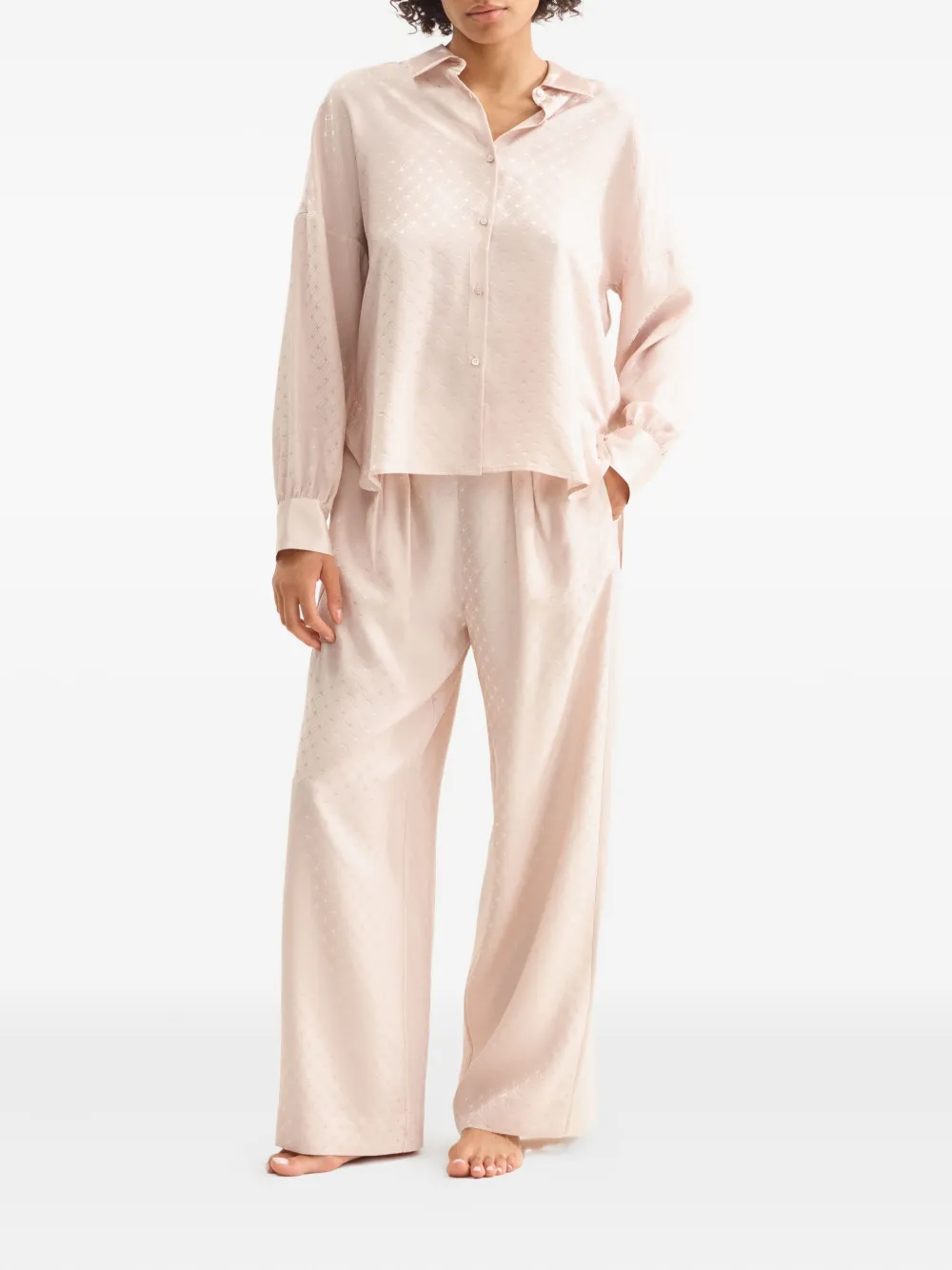 ERES embossed-pattern shirt | Image 2