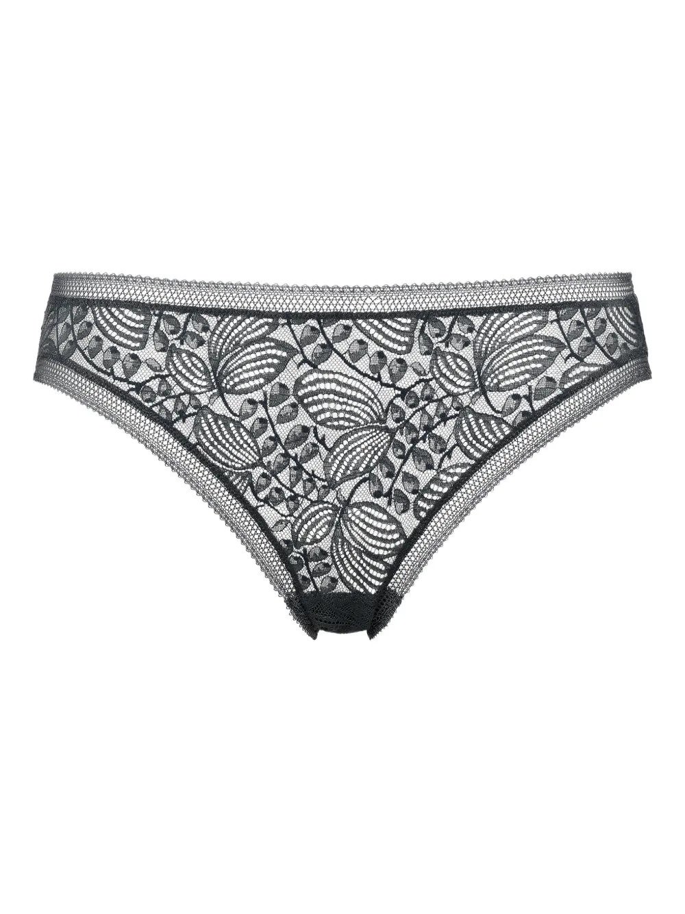 Eres Floral Lace Briefs In Black