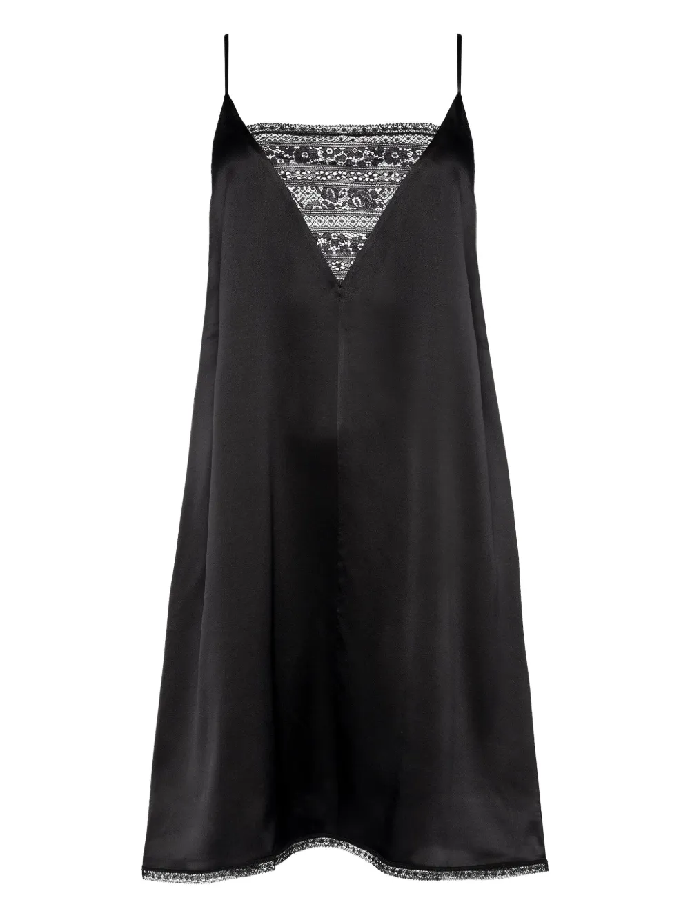 ERES robe-nuisette Invisible à empiècement en dentelle | noir | Image 1