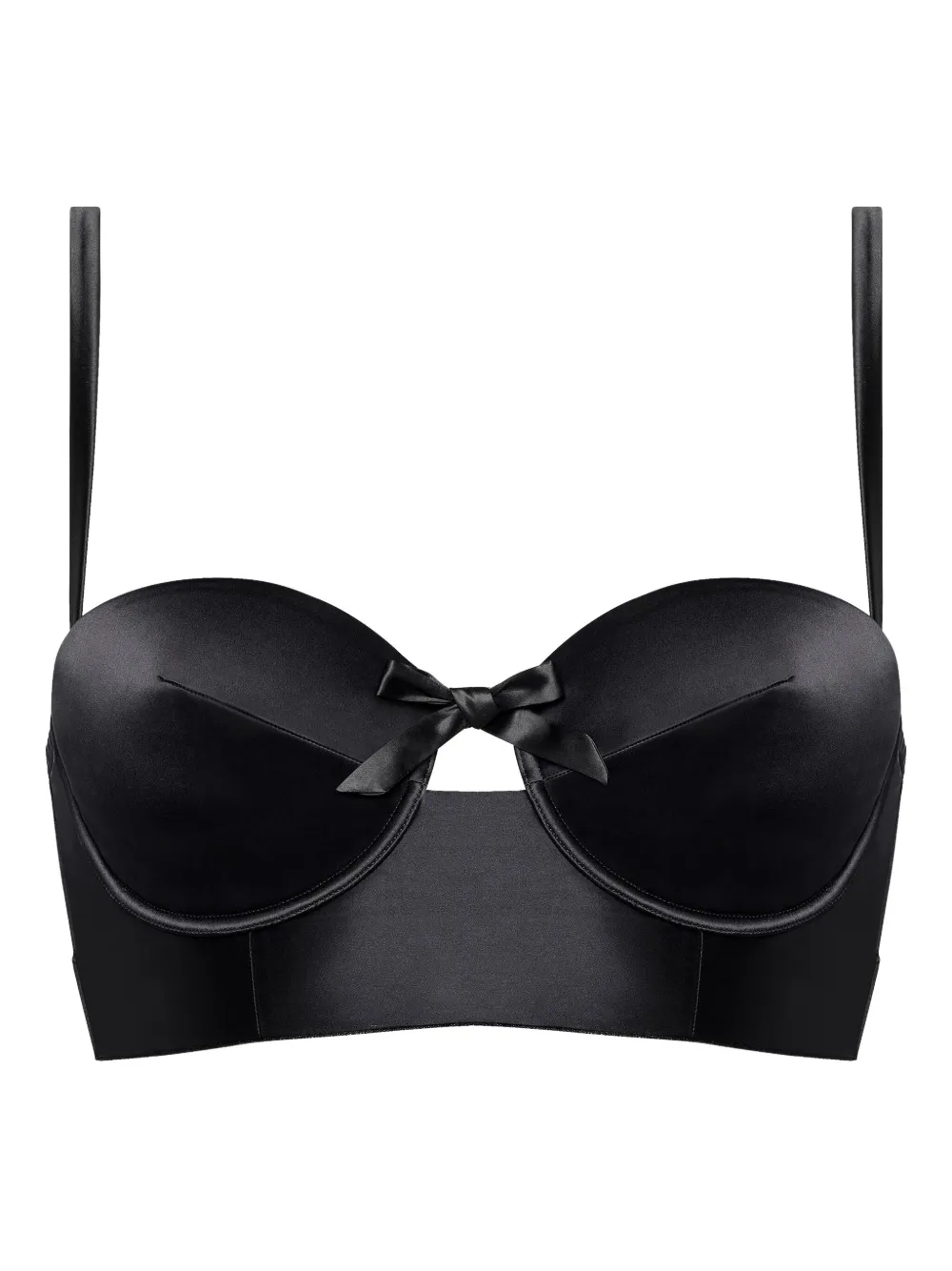 Eres Greta Bow-detail Bra In Black