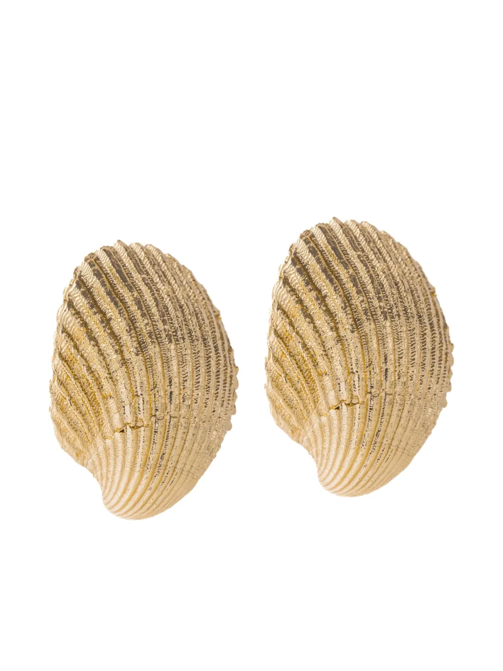 Federica Tosi shell-motif earrings - Goud