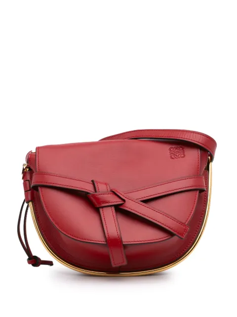 Loewe Pre-Owned bolsa crossbody Metal Gate pequeña de piel 2018
