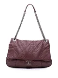 CHANEL Pre-Owned 2012-2013 Quilted Calfskin Coco Pleats Flap shoulder bag - Red