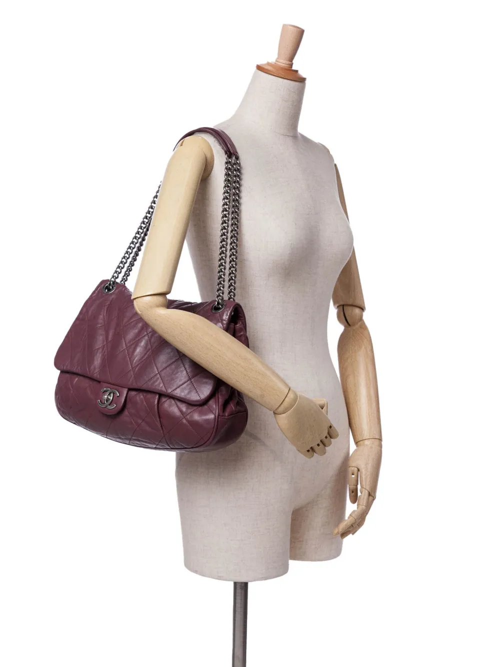 CHANEL Pre-Owned 2012-2013 Quilted Calfskin Coco Pleats Flap shoulder bag | Pre-Owned | Image 2