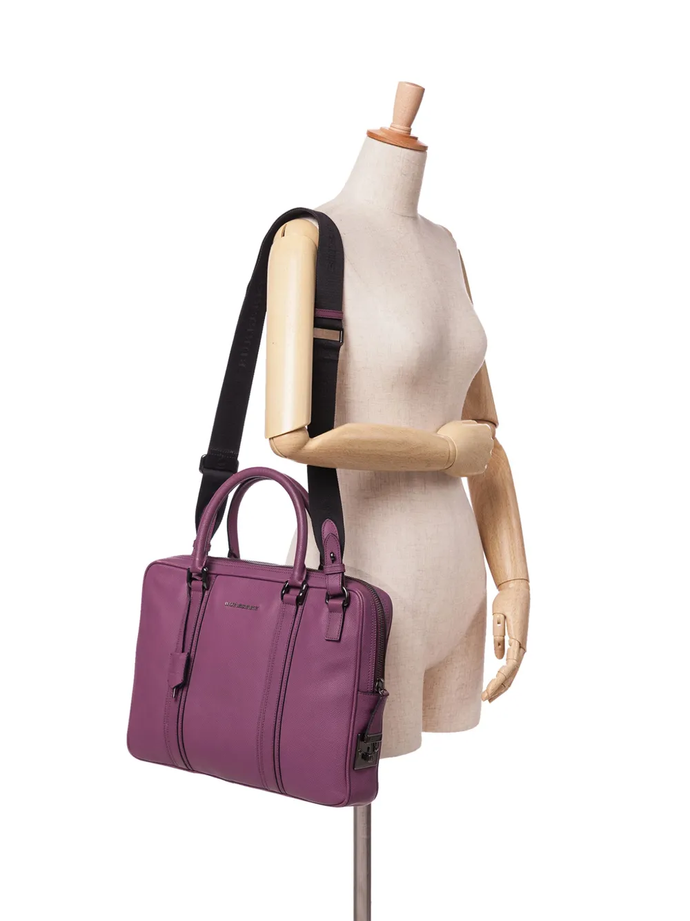 Burberry Pre-Owned 2000-2017 Leather Newburg business bag | Pre-Owned | Image 2