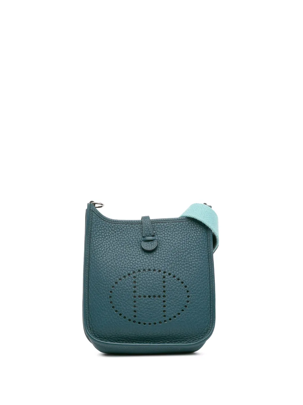 Hermès Pre-Owned 2015 クレマンス エヴリン TPM ショルダーバッグ - ブルー Hermès Pre-Owned 2015 クレマンス エヴリン TPM ショルダーバッグ - ブルー
