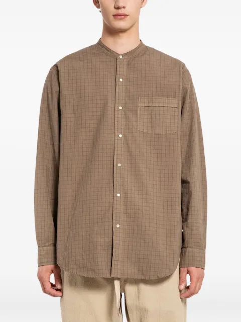 TAIGA TAKAHASHI checked-pattern shirt
