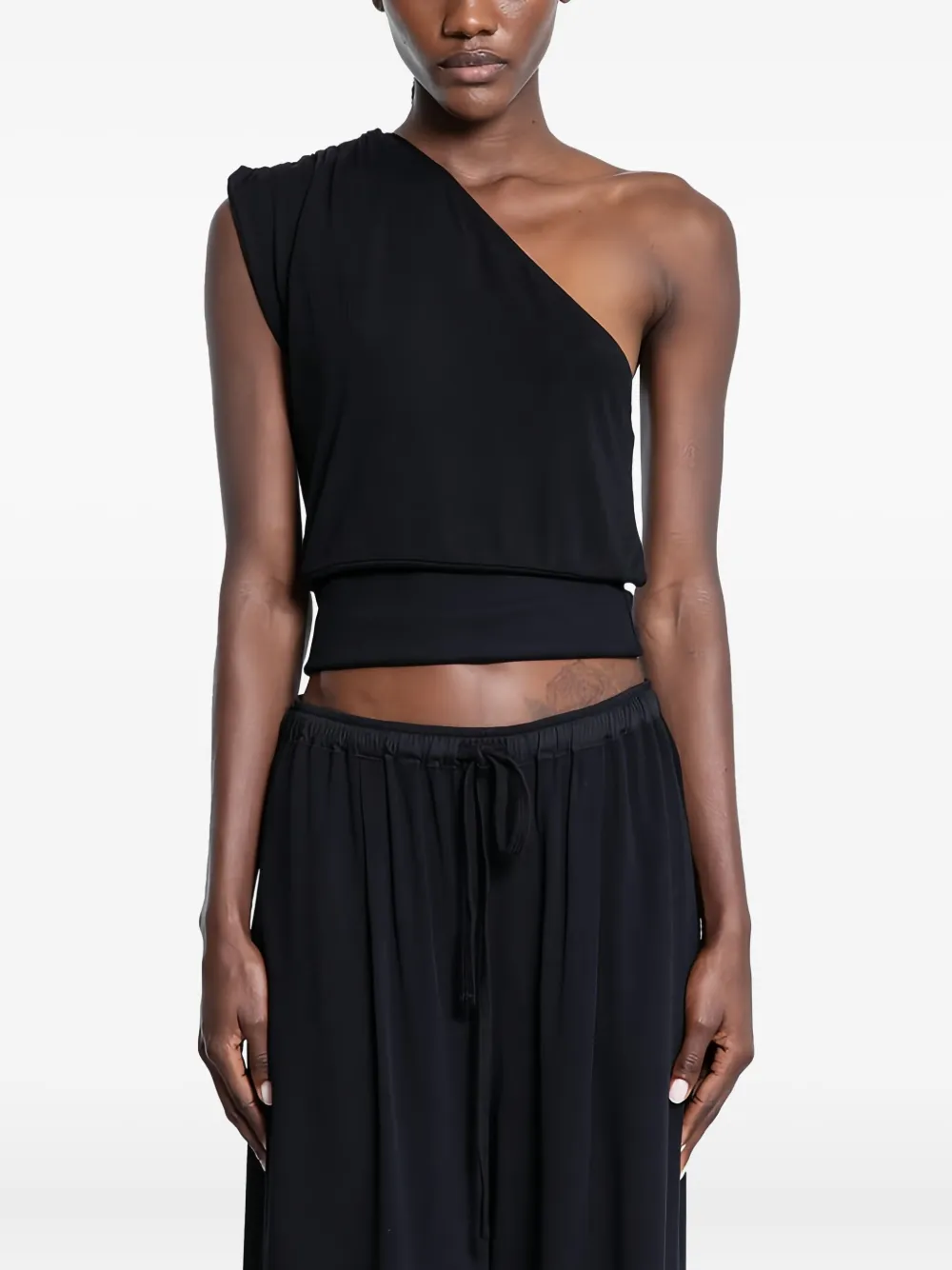 Thom Krom Asymmetrische top - Zwart