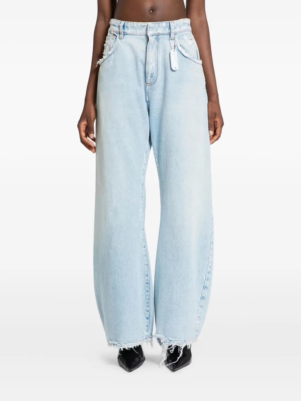 Ssheena Jade frayed-hem jeans | Blue | Image 1