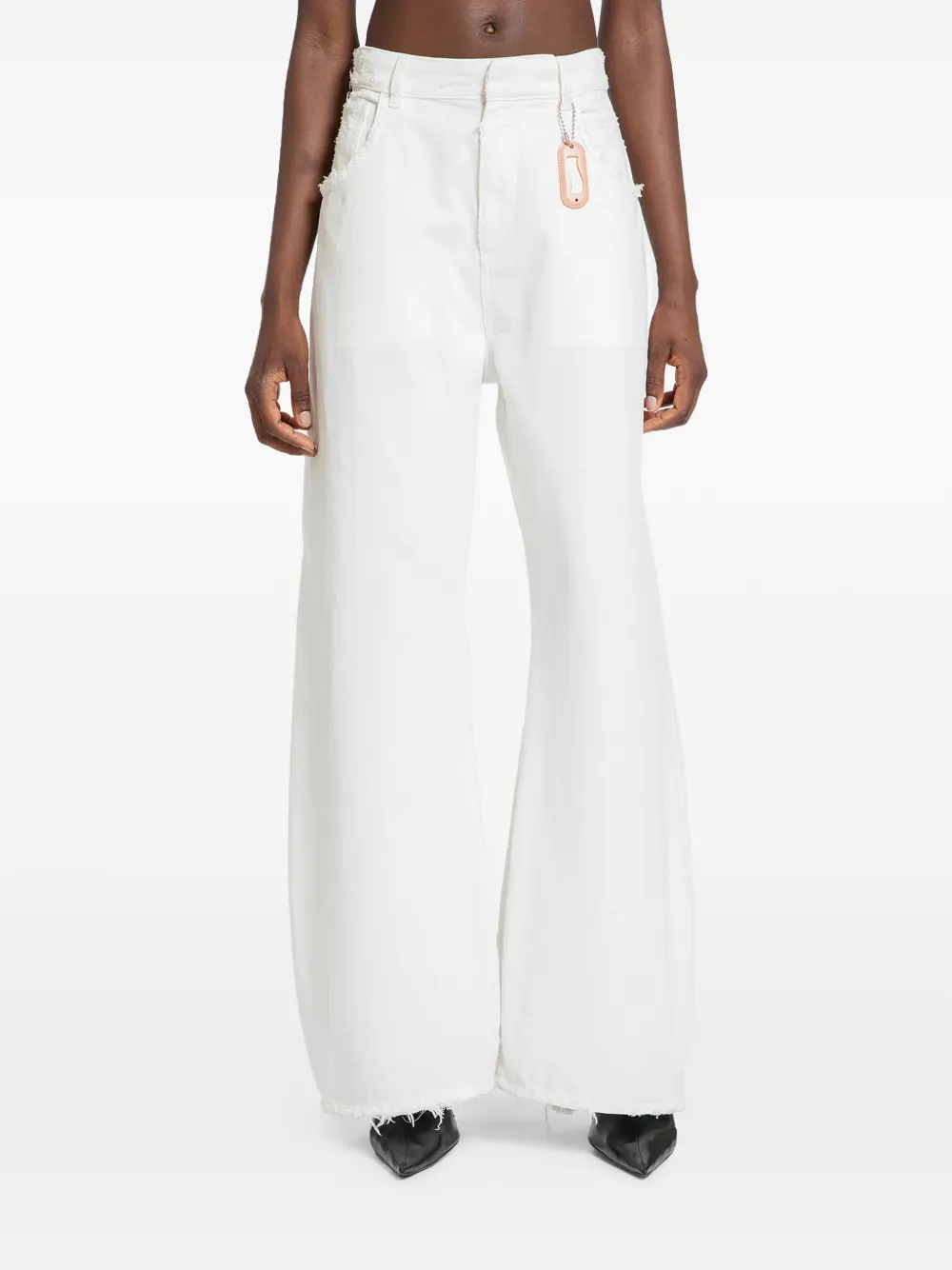 Ssheena frayed jade jeans - Bianco