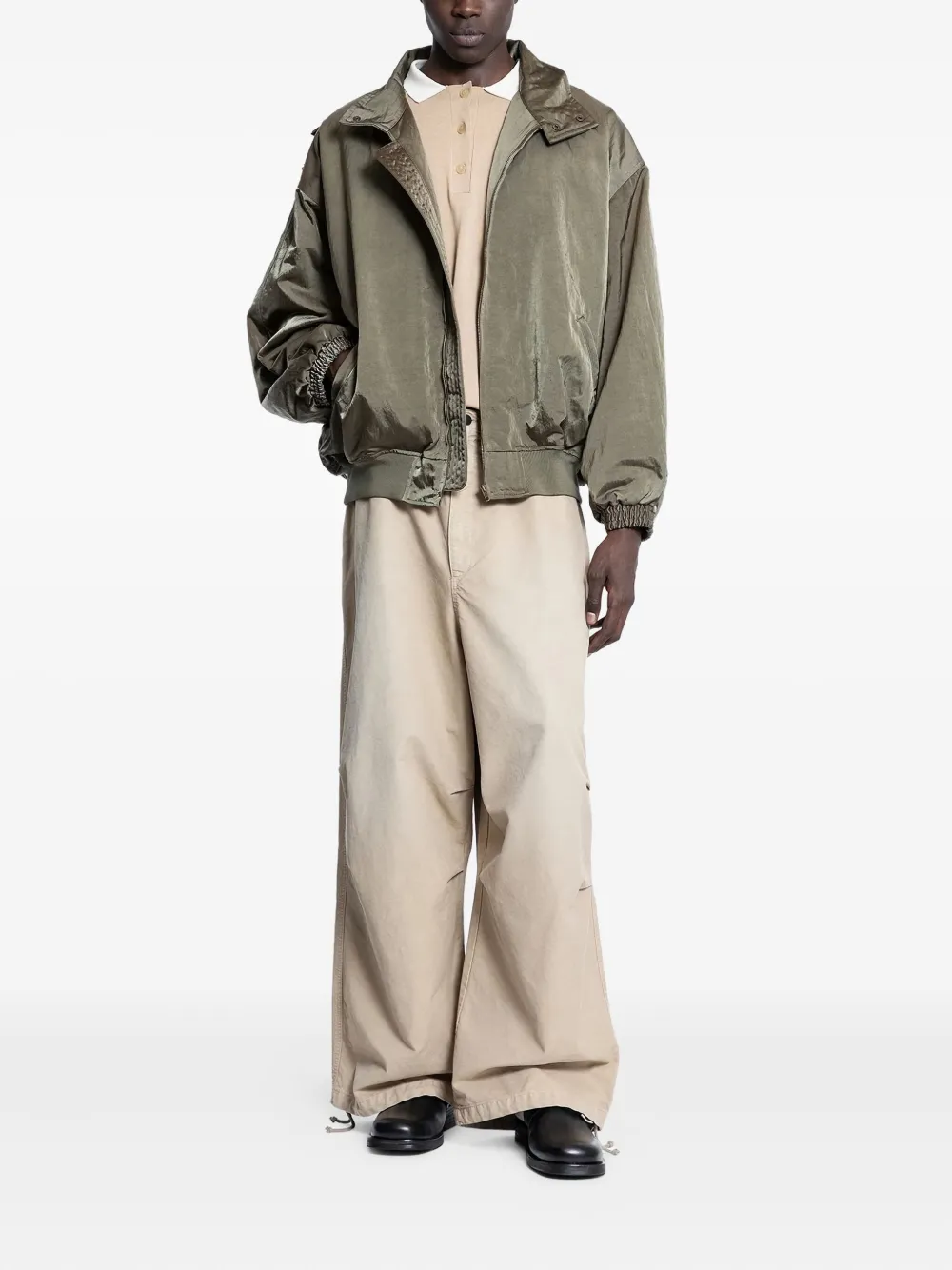 Hed Mayner cotton trousers - Beige
