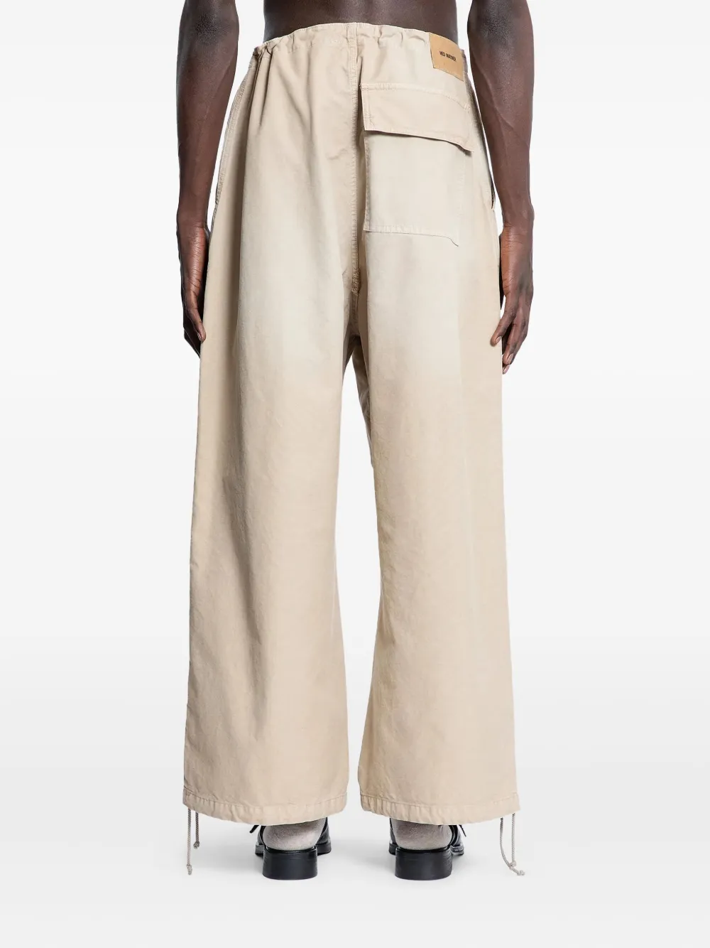 Hed Mayner Cotton Trousers In Multi