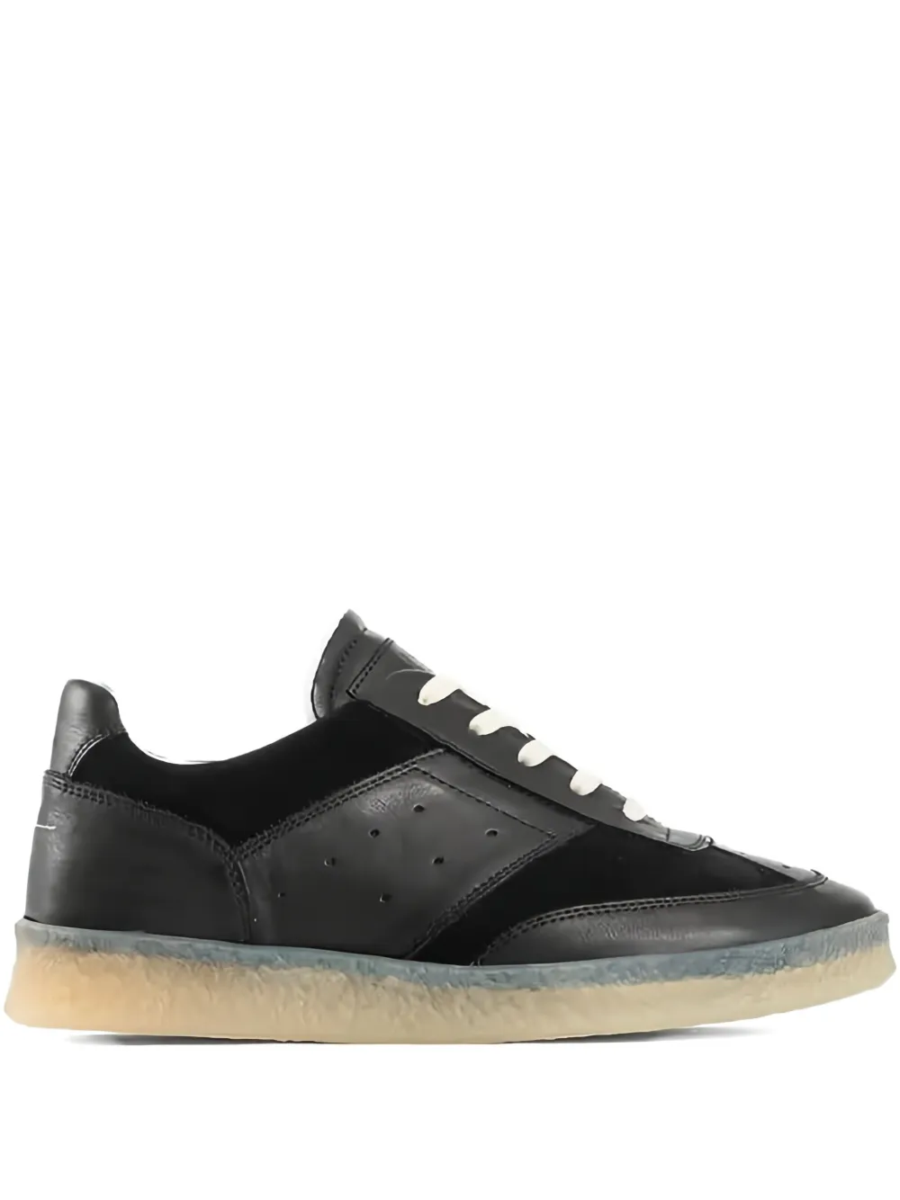 MM6 Maison Margiela Sneakers met leren vlakken Zwart