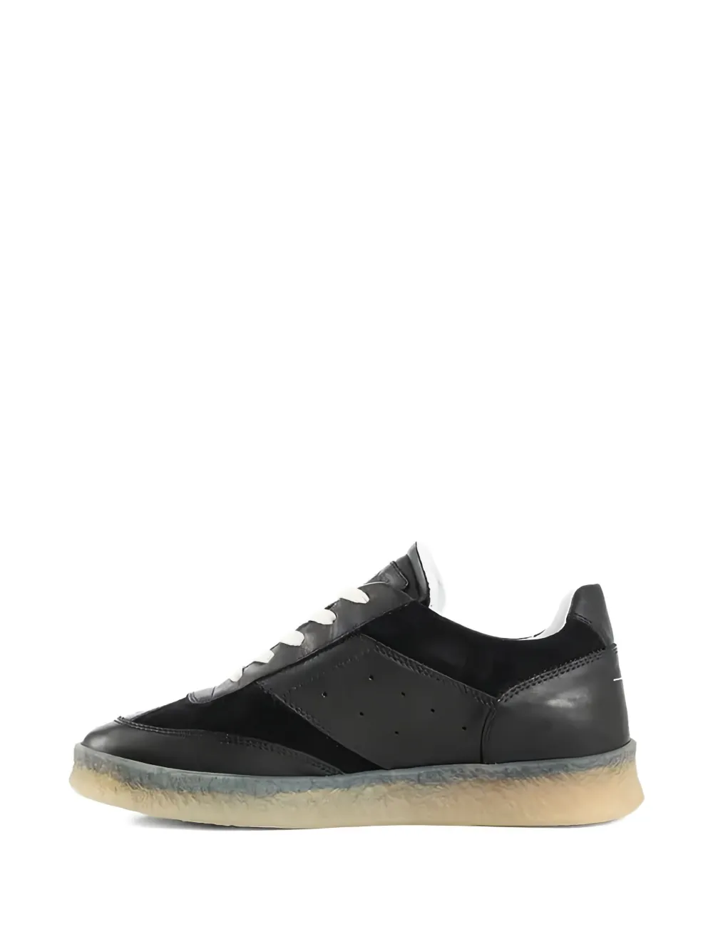 MM6 Maison Margiela Sneakers met leren vlakken Zwart