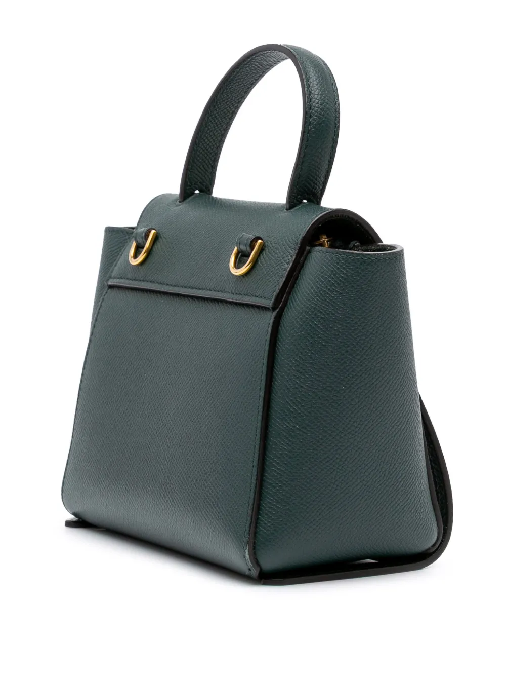 Pre-owned Celine 2000-2017 Pico Grained Calfskin Belt Bag Satchel
