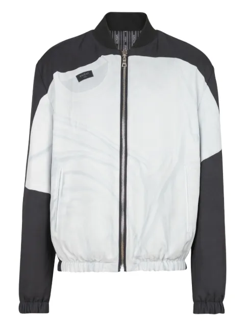 Balmain trompe l'oeil-print bomber jacket 