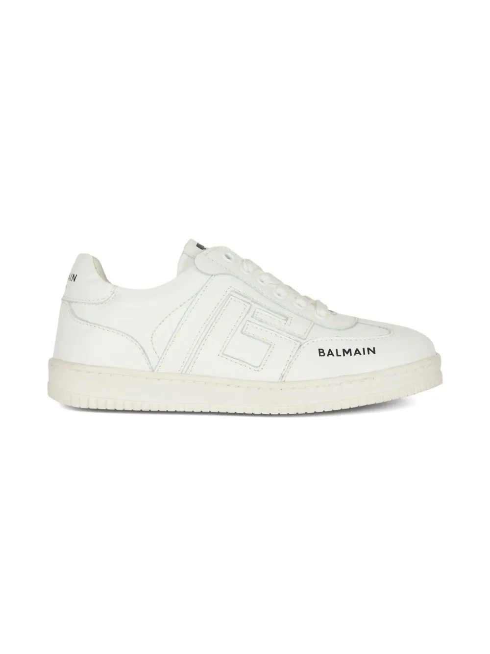 Balmain Kids Leren sneakers Wit