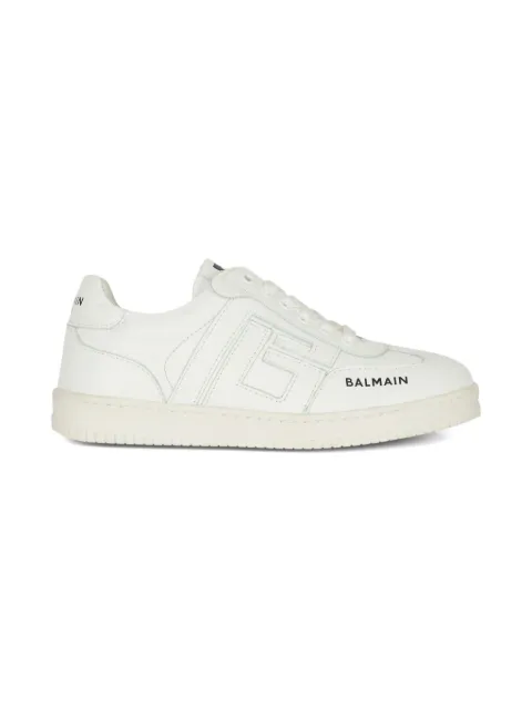 Balmain Kids leather sneakers 