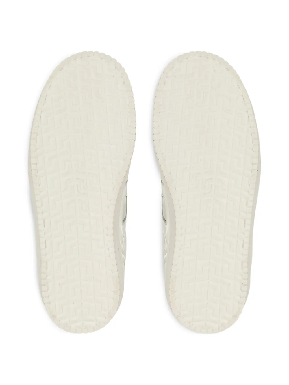 Balmain Kids leather sneakers White