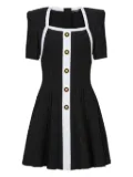 Balmain knitted mini dres - Black