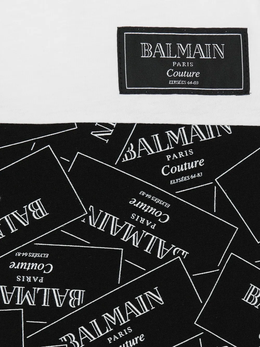 Balmain Logo-print Babygrow Set In Black