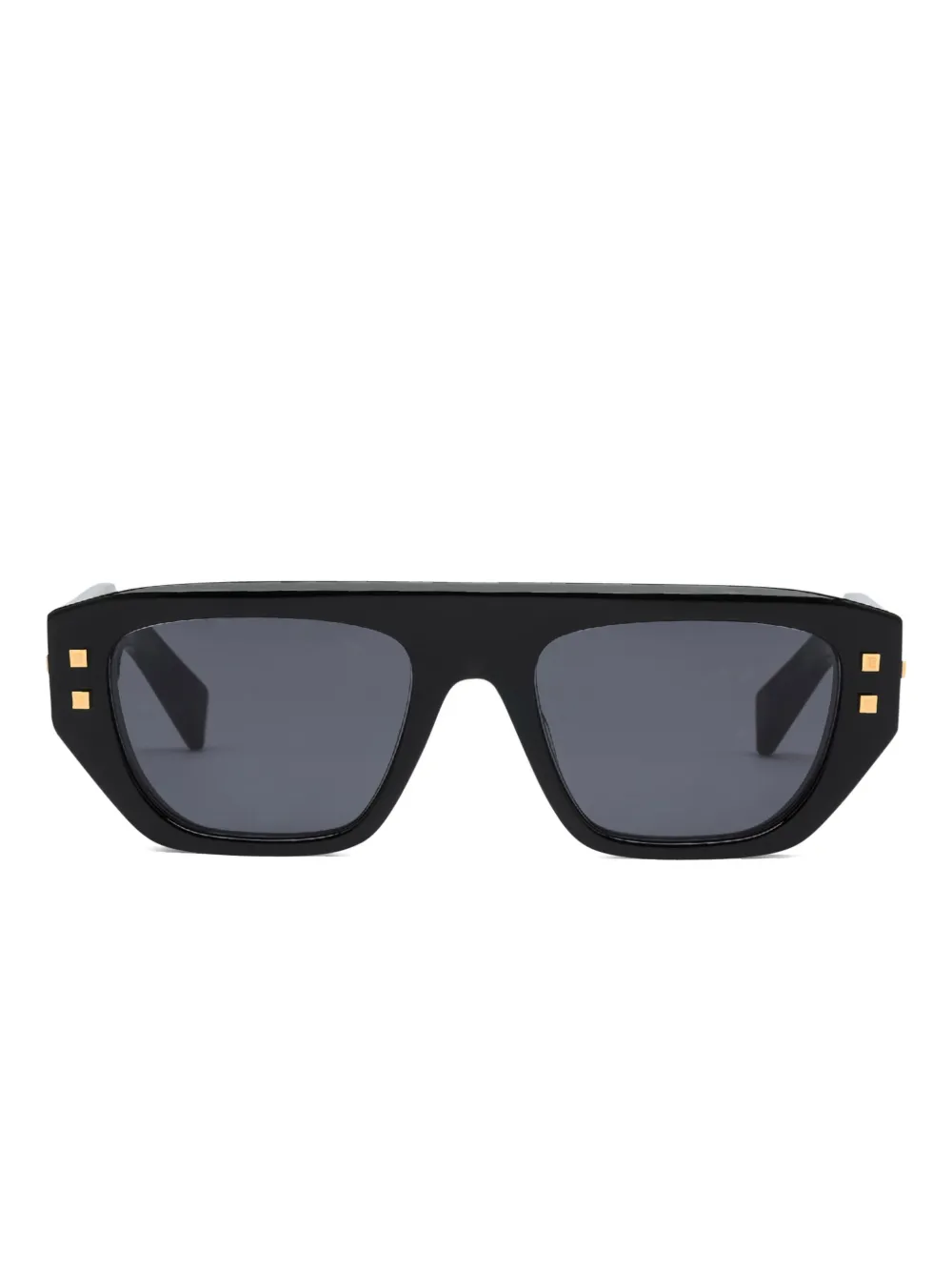 Balmain Eyewear Zonnebril met vierkant montuur Zwart