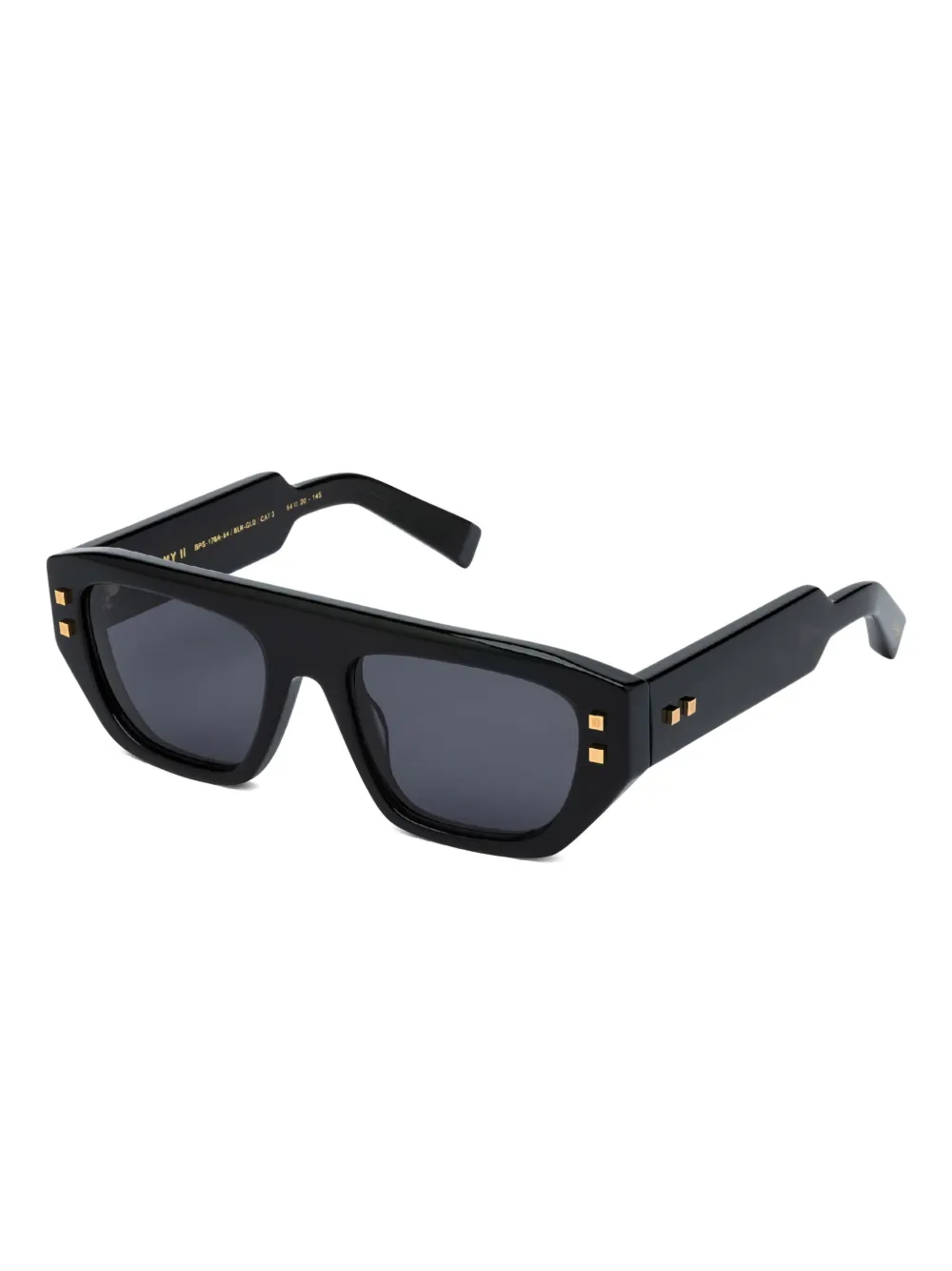 Balmain Eyewear Zonnebril met vierkant montuur Zwart