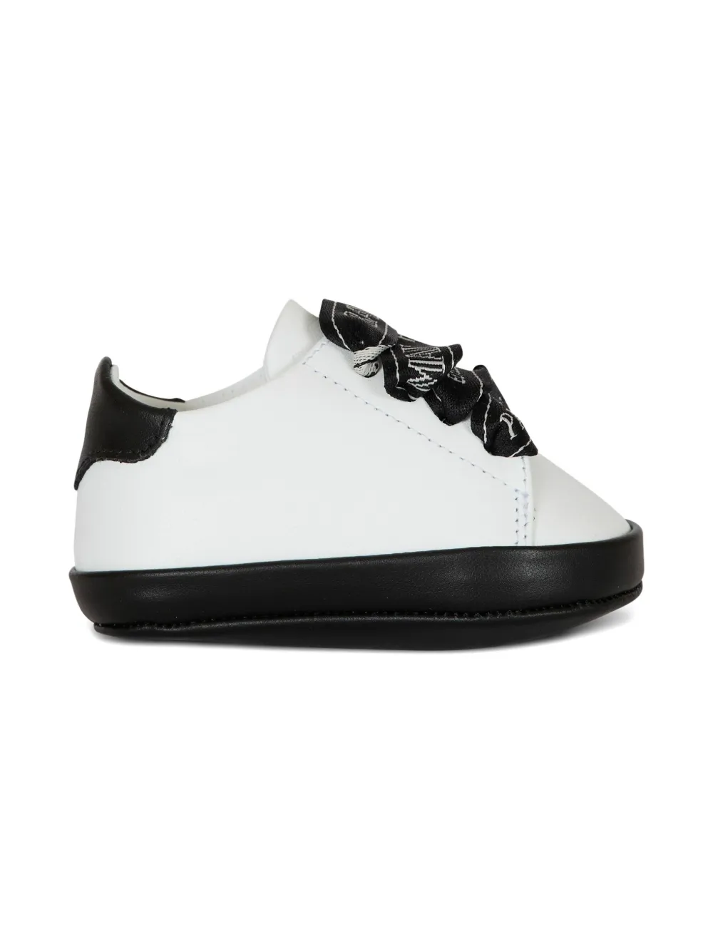 Balmain Kids two-tone sneakers White