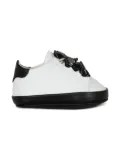 Balmain Kids two-tone sneakers - White
