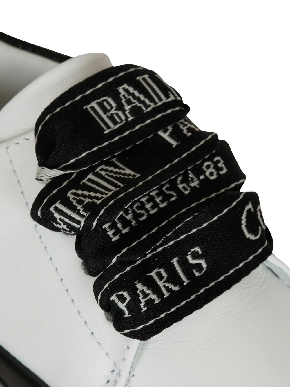 Balmain Kids two-tone sneakers White